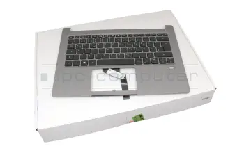 Tastatur inkl. Topcase DE (deutsch) schwarz/grau mit Backlight original für Acer Swift 3 (SF314-57)