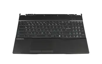 957-16U42E-C05 Original MSI Tastatur inkl. Topcase DE (deutsch) schwarz/schwarz mit Backlight