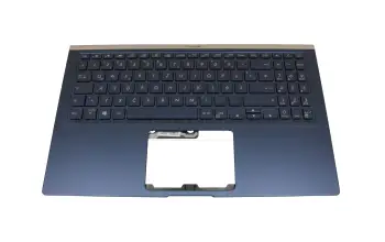 0KNB0-563AGE00 Original Asus Tastatur inkl. Topcase DE (deutsch) blau/blau mit Backlight