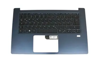 13N1-20A0D01 Original Acer Tastatur inkl. Topcase DE (deutsch) schwarz/blau mit Backlight