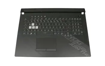 90NR03C1-R31GE0 Original Asus Tastatur inkl. Topcase DE (deutsch) schwarz/schwarz mit Backlight