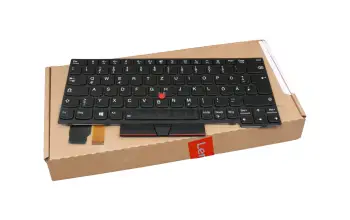 5N20V43048 Original Lenovo Tastatur DE (deutsch) schwarz mit Backlight und Mouse-Stick