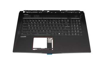 957-17B51E-C06 Original MSI Tastatur inkl. Topcase DE (deutsch) schwarz/schwarz mit Backlight
