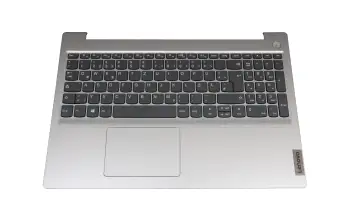 Tastatur inkl. Topcase DE (deutsch) grau/silber original für Lenovo IdeaPad 3-15IIL05 (81WE)