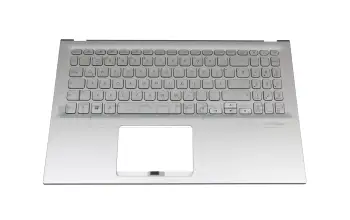 90NB0M92-R32GE1 Original Asus Tastatur inkl. Topcase DE (deutsch) silber/silber mit Backlight