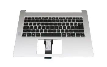 6B.HDYN8.013 Original Acer Tastatur inkl. Topcase FR (französisch) schwarz/silber mit Backlight