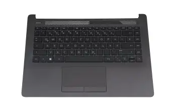 L44060-041 Original HP Tastatur inkl. Topcase DE (deutsch) schwarz/grau