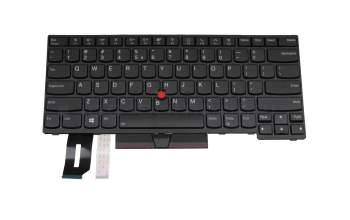 5N20V44073 Original Lenovo Tastatur US (englisch) schwarz/schwarz mit Backlight und Mouse-Stick