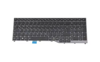 CP794249-XX Original Fujitsu Tastatur DE (deutsch) schwarz mit Backlight