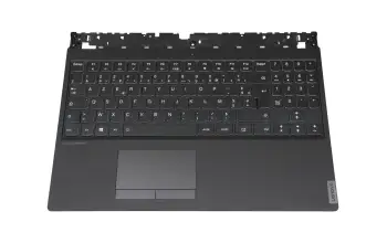 5CB0U42734 Original Lenovo Tastatur inkl. Topcase FR (französisch) schwarz/schwarz mit Backlight