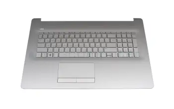 L92789-041 Original HP Tastatur inkl. Topcase DE (deutsch) silber/silber