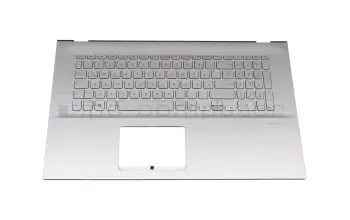 90NB0TW1-R31GE0 Original Asus Tastatur inkl. Topcase DE (deutsch) silber/silber mit Backlight