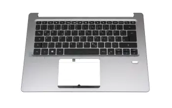 Tastatur inkl. Topcase DE (deutsch) schwarz/silber mit Backlight original für Acer Swift 1 (SF114-32)