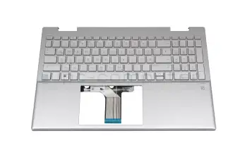 M45127-041 Original HP Tastatur inkl. Topcase DE (deutsch) silber/silber
