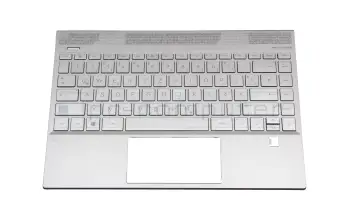 L53416-041 Original HP Tastatur inkl. Topcase DE (deutsch) silber/schwarz