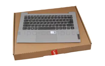 5CB1C13623 Original Lenovo Tastatur inkl. Topcase DE (deutsch) grau/grau mit Backlight