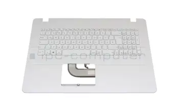 90NB0EV3-R35GE0 Original Asus Tastatur inkl. Topcase DE (deutsch) weiß/weiß