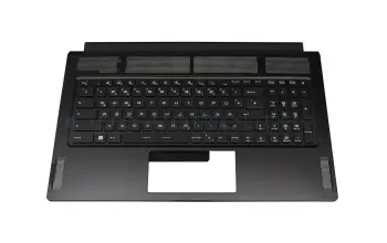 957-17M11E-C06 Original MSI Tastatur inkl. Topcase DE (deutsch) schwarz/schwarz mit Backlight
