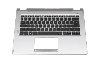 Tastatur inkl. Topcase DE (deutsch) schwarz/silber mit Backlight original für Acer Spin 3 (SP314-21N)