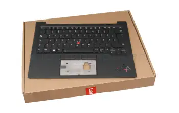5M11C53276 Original Lenovo Tastatur inkl. Topcase DE (deutsch) schwarz/schwarz mit Backlight und Mouse-Stick