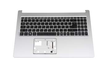 Tastatur inkl. Topcase DE (deutsch) schwarz/silber mit Backlight original für Acer Aspire 5 (A515-44G)
