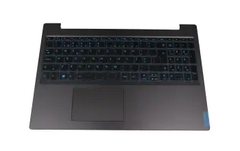 5CB0U42751 Original Lenovo Tastatur inkl. Topcase PO (portugiesisch) schwarz/blau/schwarz mit Backlight