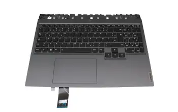 5CB1C14955 Original Lenovo Tastatur inkl. Topcase DE (deutsch) schwarz/grau mit Backlight
