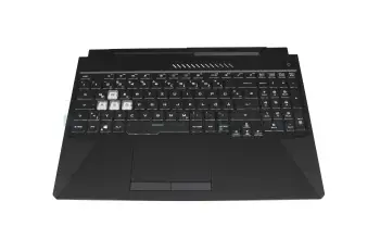 90NR0753-R30GE1 Original Asus Tastatur inkl. Topcase DE (deutsch) schwarz/transparent/schwarz mit Backlight