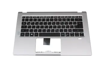 Tastatur inkl. Topcase DE (deutsch) schwarz/silber original f&uuml;r Acer Swift 1 (SF114-34)