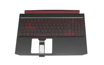 6B.Q5XN2.012 Original Acer Tastatur inkl. Topcase DE (deutsch) schwarz/schwarz/rot mit Backlight