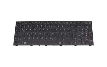 Tastatur DE (deutsch) schwarz/weiß mit Backlight für Medion Erazer Defender P20 (NP70PNP-M)