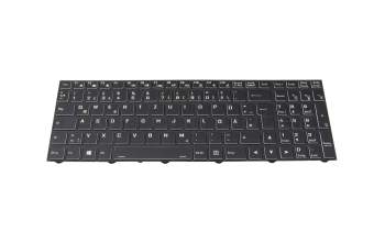 6-79-NJ50CU0K-xxx RGB Original Clevo Tastatur DE (deutsch) schwarz mit Backlight RGB