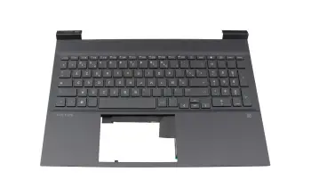 M54738-051 Original HP Tastatur inkl. Topcase FR (französisch) silber/schwarz mit Backlight