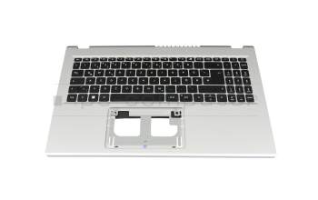 Tastatur inkl. Topcase DE (deutsch) schwarz/silber original für Acer Extensa 15 (EX215-57)