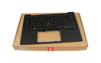 5M11N61204 Original Lenovo Tastatur inkl. Topcase DE (deutsch) schwarz/schwarz mit Backlight und Mouse-Stick