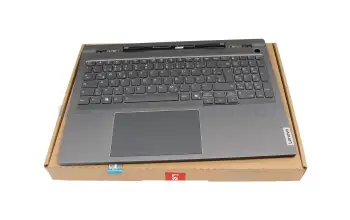 5CB1P31188 Original Lenovo Tastatur inkl. Topcase DE (deutsch) grau/grau mit Backlight