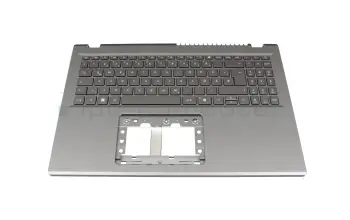 6B.KTHN8.016 Original Acer Tastatur inkl. Topcase DE (deutsch) grau/grau mit Backlight