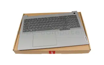 5CB1M48530 Original Lenovo Tastatur inkl. Topcase DE (deutsch) grau/grau mit Backlight