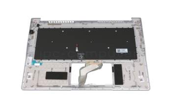 102-016M2LHA03 Original Acer Tastatur inkl. Topcase DE (deutsch) silber/silber mit Backlight