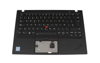 102-16F56LHCO1C Original Lenovo Tastatur inkl. Topcase ES (spanisch) schwarz/schwarz mit Backlight und Mouse-Stick