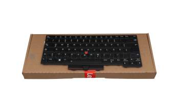 102-19J66LHB01 Original Lenovo Tastatur DE (deutsch) schwarz mit Backlight und Mouse-Stick