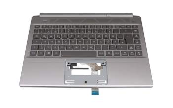 12000023KA02 Original Acer Tastatur inkl. Topcase DE (deutsch) grau/grau mit Backlight