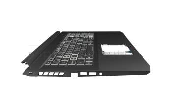 13104EB2K202 Original Acer Tastatur inkl. Topcase CH (schweiz) schwarz/schwarz mit Backlight