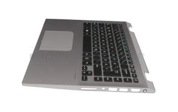 13N0-0DP0F11-1 Original Medion Tastatur inkl. Topcase DE (deutsch) schwarz/silber mit Backlight