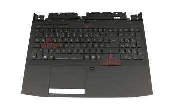 13N0-EXA0311 0A Original Acer Tastatur inkl. Topcase DE (deutsch) schwarz/schwarz mit Backlight