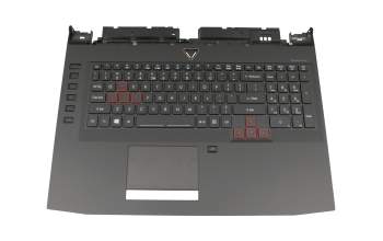 13N0-F4P0501-1 Original Acer Tastatur inkl. Topcase US (englisch) schwarz/schwarz mit Backlight