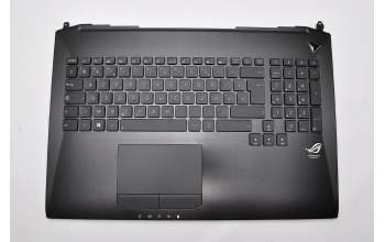 13N0-QVA0201 Original Asus Tastatur inkl. Topcase FR (französisch) schwarz/schwarz mit Backlight