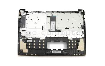 13N1-09A0701 Original Acer Tastatur inkl. Topcase DE (deutsch) schwarz/gold mit Backlight