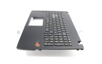 13N1-0BA0921 Original Asus Tastatur inkl. Topcase DE (deutsch) schwarz/schwarz mit Backlight