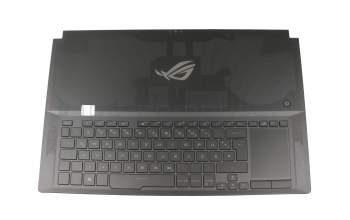 13N1-55A0921 Original Asus Tastatur inkl. Topcase DE (deutsch) schwarz/schwarz mit Backlight